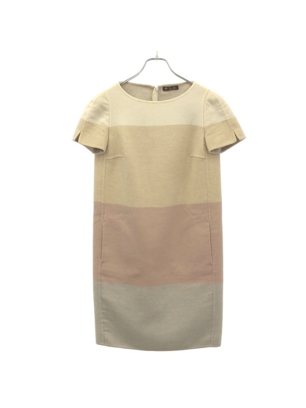 Loro Piana Cashmere Border Line Dress Mix 36